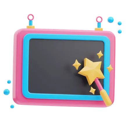 Magical Whiteboard  3D Icon