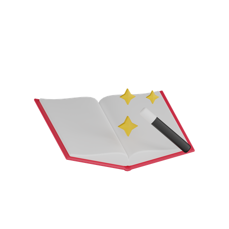 Magicial Book  3D Icon