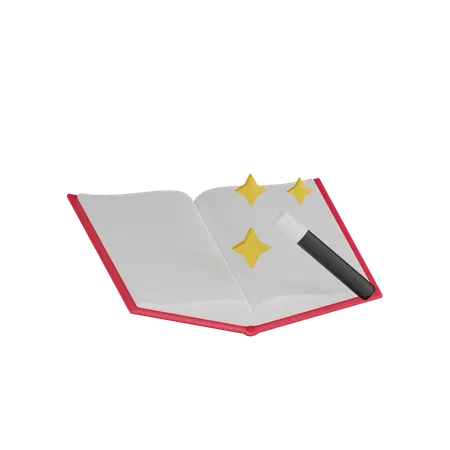 Magicial Book  3D Icon