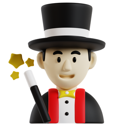 Magician  3D Icon