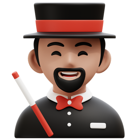 Magician  3D Icon