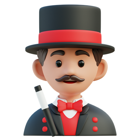 Magician  3D Icon