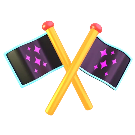 Magician Flag  3D Icon