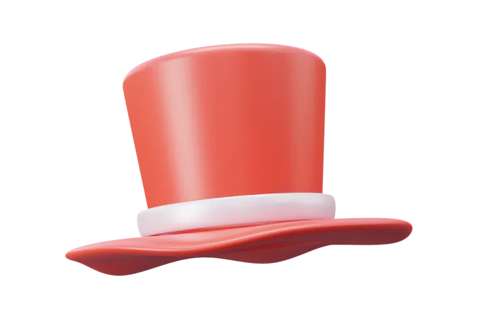 Magician Hat  3D Icon