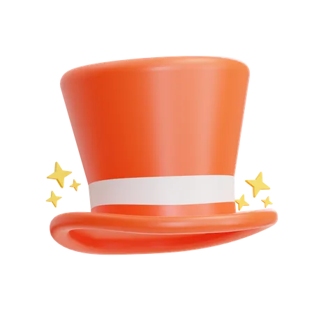 Magician Hat  3D Icon