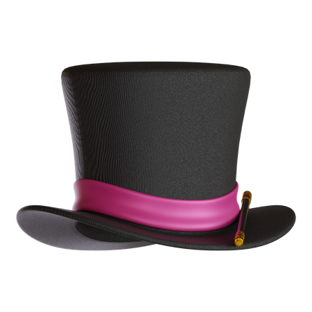 Magician Hat  3D Icon