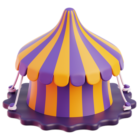 Magician tent  3D Icon