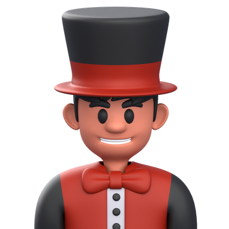 Magicien  3D Icon