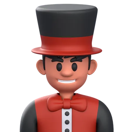 Magicien  3D Icon