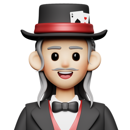 Magicien  3D Icon