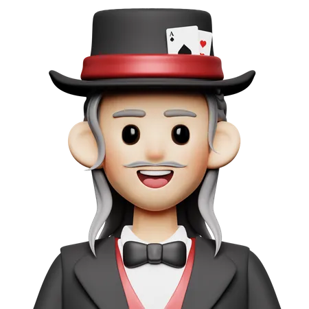 Magicien  3D Icon