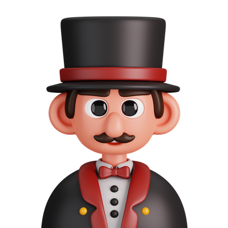 Magicien  3D Icon