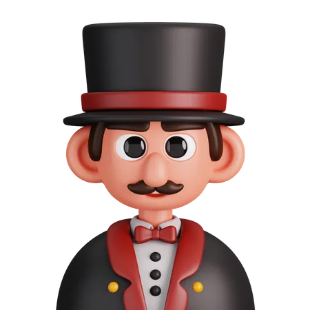 Magicien  3D Icon