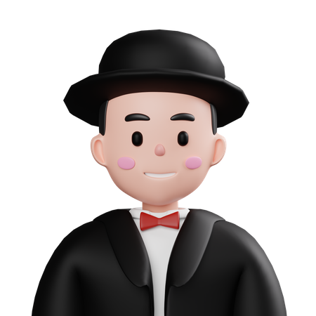 Magicien  3D Icon