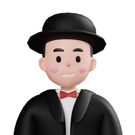 Magicien  3D Icon