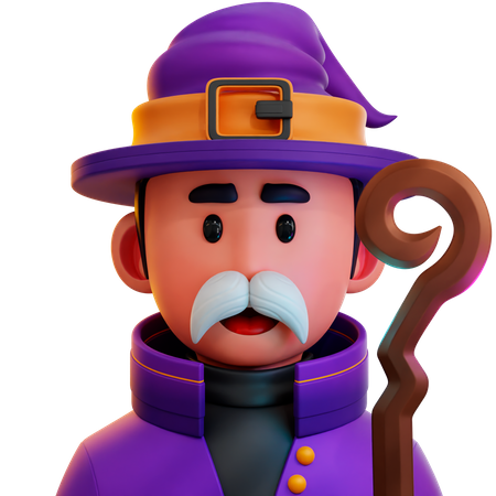 Magier  3D Icon