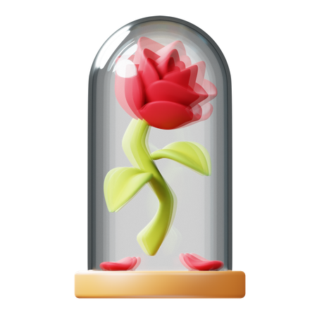 Magische Rose  3D Icon