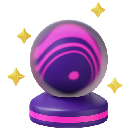 Magischer Ball  3D Icon