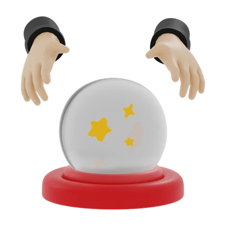 Magischer Ball  3D Icon