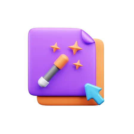 Magischer Stift  3D Icon