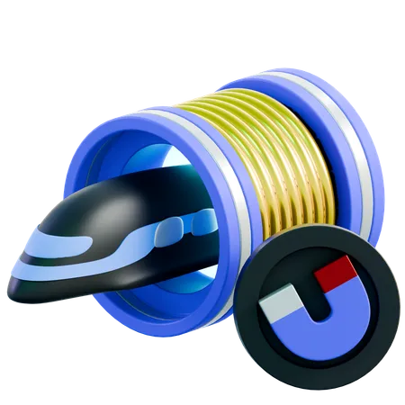 Maglev Train  3D Icon