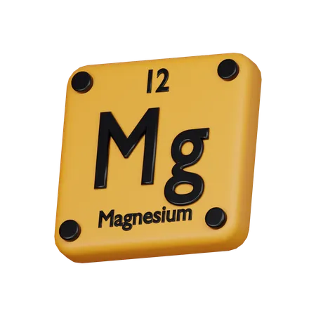 Magnesium Element 3 D Icon 3D Icon