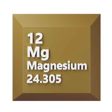 Magnesium  3D Icon
