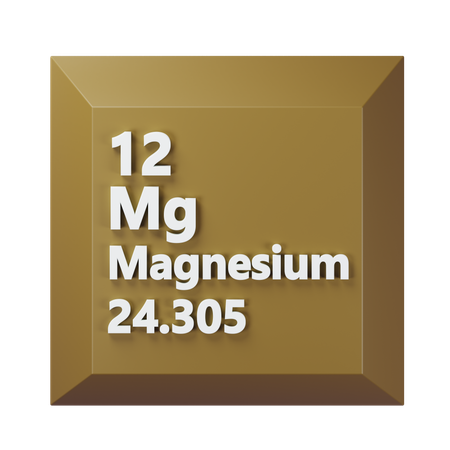 Magnesium  3D Icon