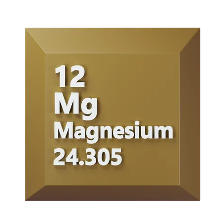 Magnesium  3D Icon