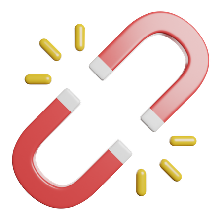 Magnet  3D Icon