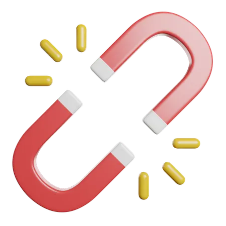 Magnet  3D Icon