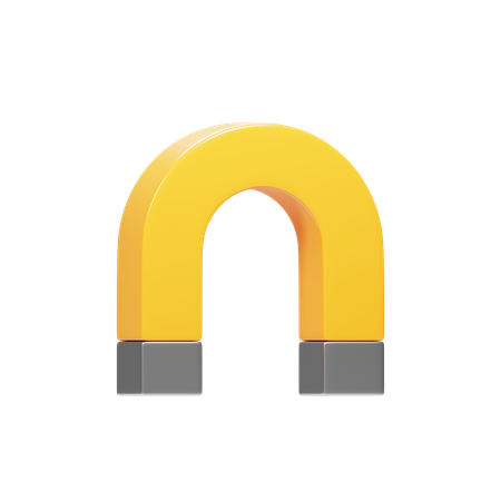 Magnet  3D Icon