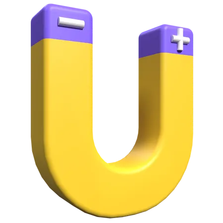 Magnet  3D Icon