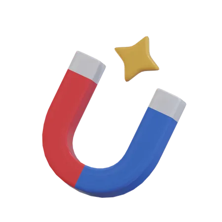 Magnet Marketing  3D Icon