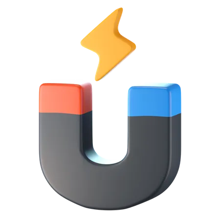 Magnet Power  3D Icon