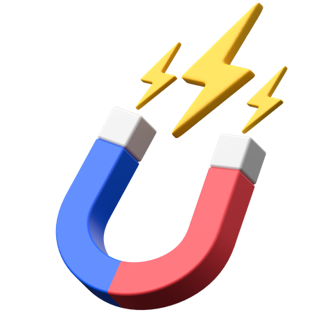 Magnet Power  3D Icon