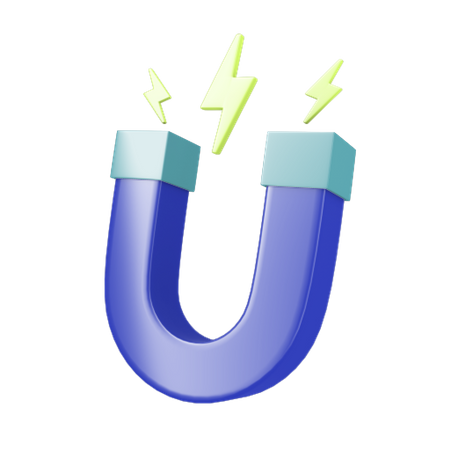 Magnet power  3D Icon