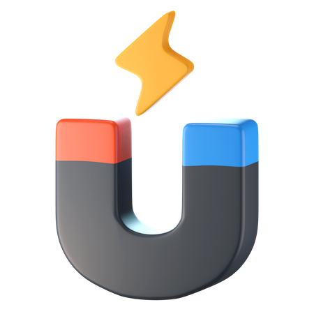Magnet Power 3D Icon