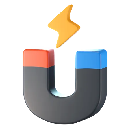 Magnet Power 3D Icon