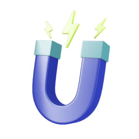 Magnet power  3D Icon
