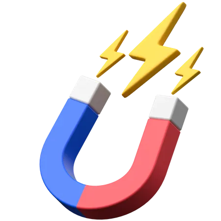 Magnet Power  3D Icon