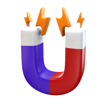 Magnet power  3D Icon