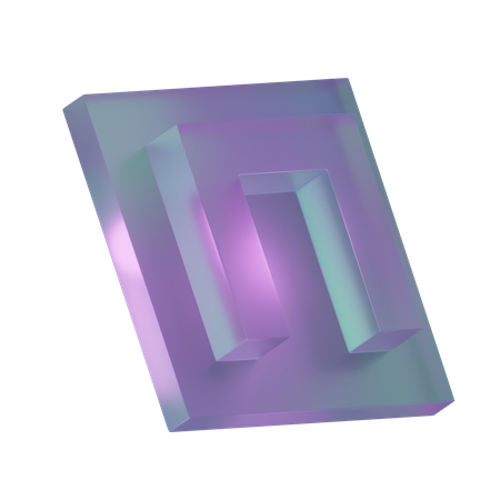 Magnet Shape  3D Icon