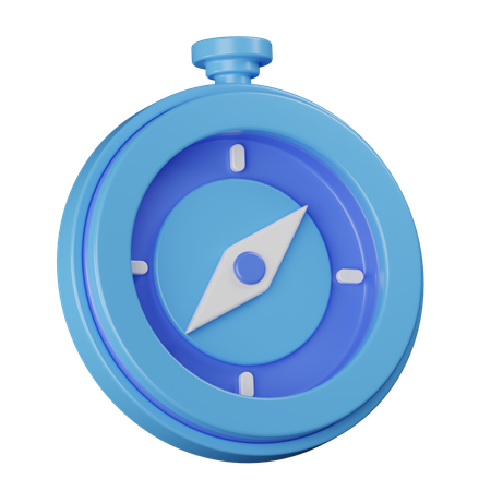 Magnetic Compass  3D Icon