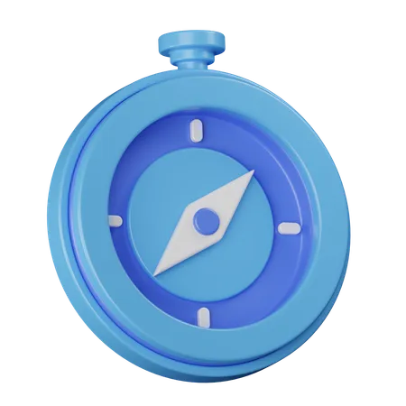 Magnetic Compass  3D Icon