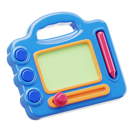 磁気描画ボード  3D Icon