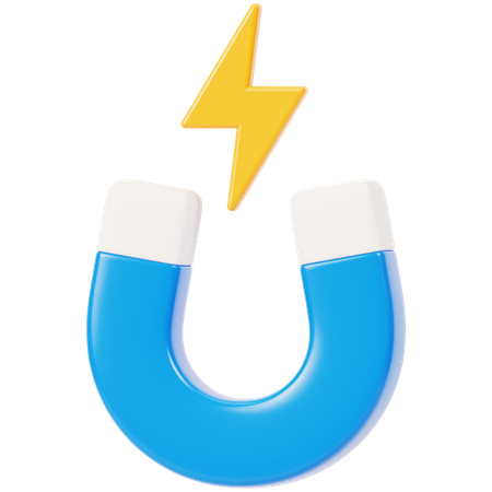 Magnetic Energy  3D Icon