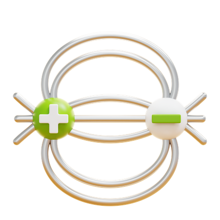 MAGNETIC FIELD  3D Icon