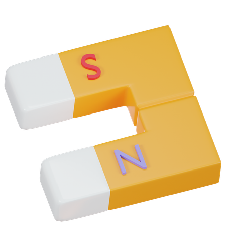 Magnetic Field  3D Icon