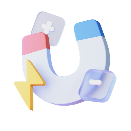 Magnetismus  3D Icon